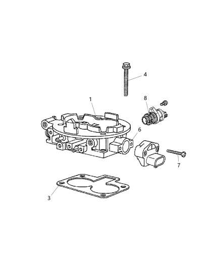 2004 Dodge Dakota Throttle Body Diagram