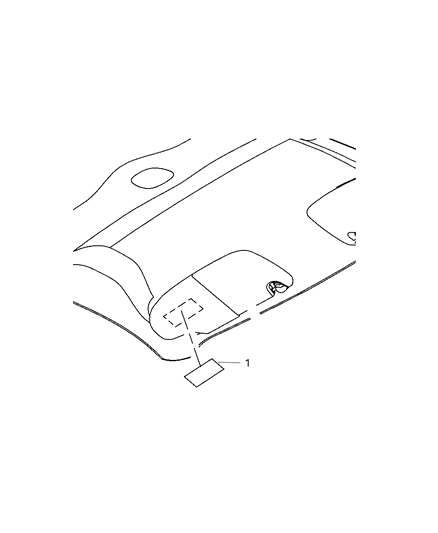 2010 Jeep Wrangler Label-Visor Warning Diagram for 55371014AA