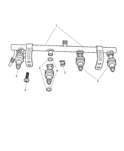 2006 Jeep Wrangler Fuel Injection System Diagram 1