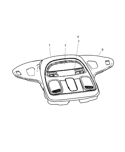 2006 Dodge Ram 3500 Overhead Console Diagram