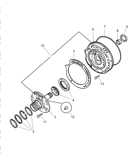 1997 Chrysler Sebring Coupe Oil Pump Diagram 1