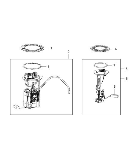 2021 Jeep Cherokee Fuel Pump Module Diagram 3