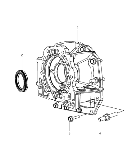 2015 Ram 1500 Case & Adapter & Attaching Parts Diagram 1