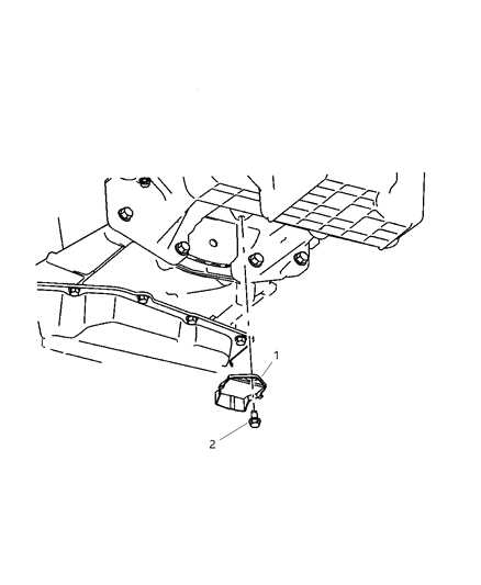 2006 Chrysler 300 Cover , Lower Diagram