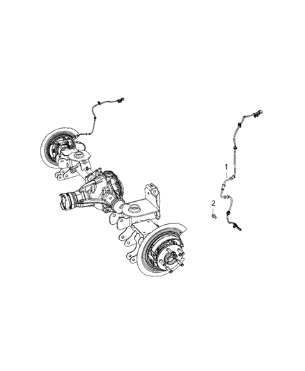 2021 Jeep Wrangler Sensors - Brake Diagram 2
