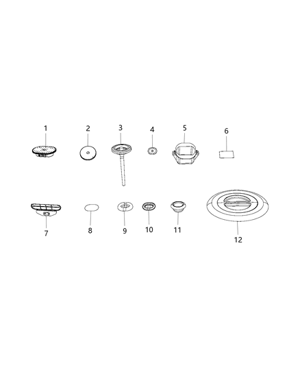 2018 Ram 3500 Cover Kit-Trailer Tow Diagram for 68293200AA