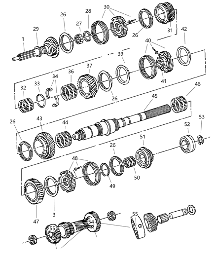 2002 Jeep Liberty Gear Train Diagram 2