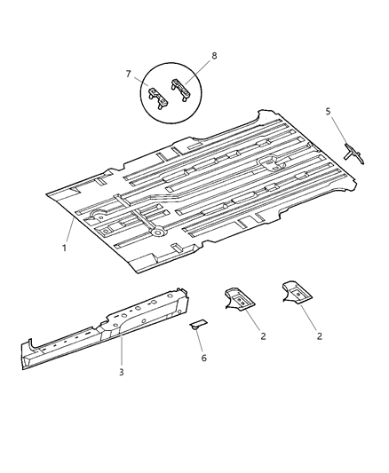 1999 Dodge Caravan Floor Pan Diagram