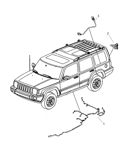 2010 Jeep Commander Wiring Chassis & Underbody Diagram