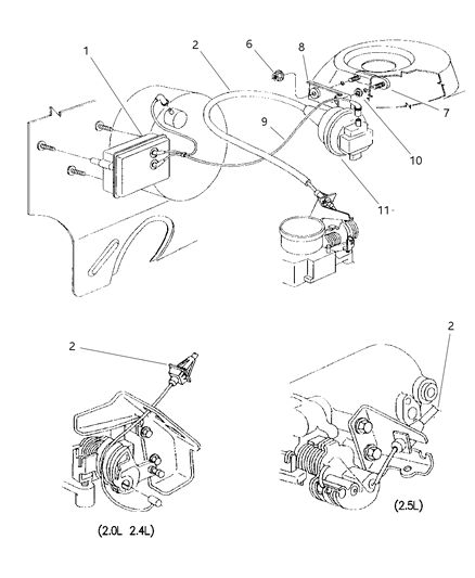 1997 Chrysler Cirrus Speed Control Diagram