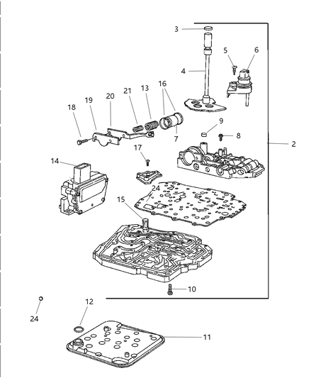 2005 Dodge Durango Valve Body Diagram 1