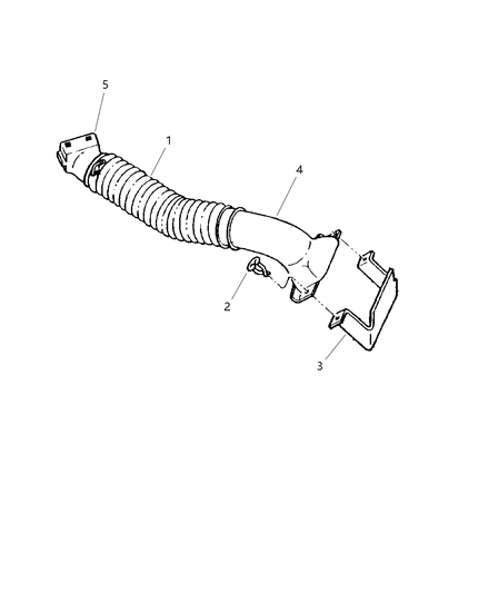 1998 Dodge Ram Wagon Air Intake System Diagram