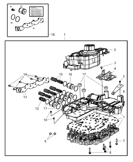 2007 Jeep Wrangler Valve Body Diagram 2