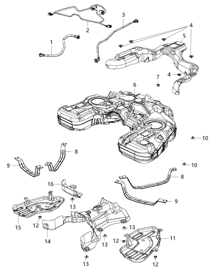 2019 Dodge Durango Fuel Tank Diagram