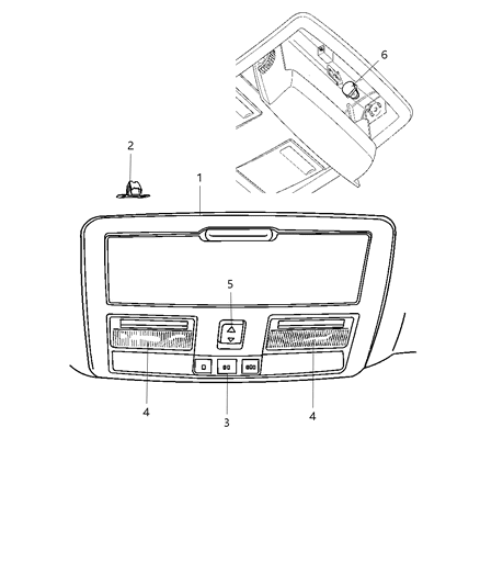 2011 Dodge Charger Overhead Console Diagram