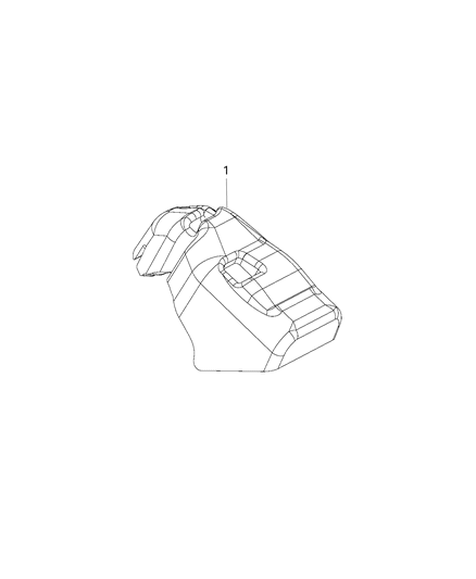 2018 Ram 3500 Cab Chassis(<10K lb.) Engine Cover & Related Parts Diagram
