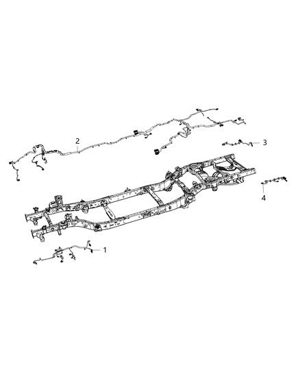 2021 Jeep Gladiator Wiring - Chassis & Underbody Diagram 2