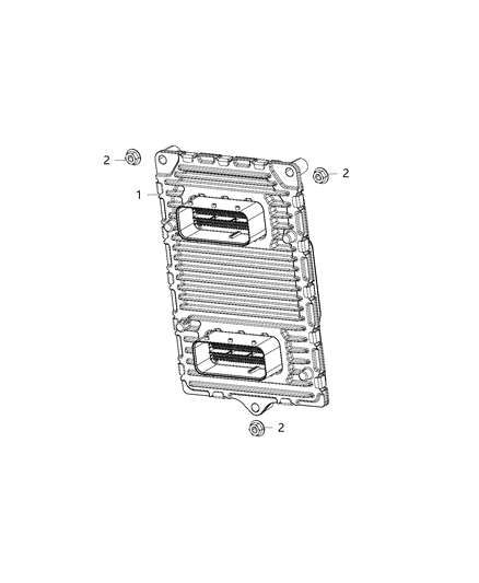 2019 Jeep Compass Module, Engine Control Diagram 2