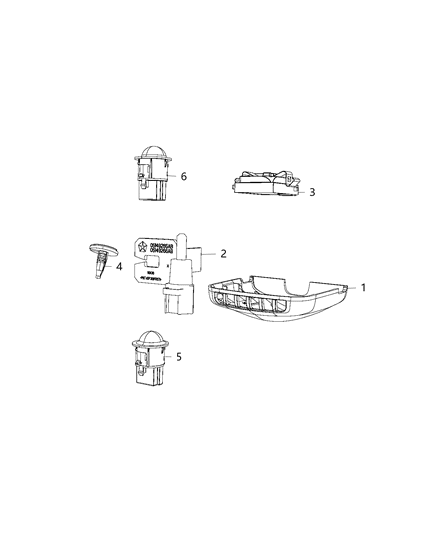 2018 Chrysler Pacifica Sensors, Thermal System HVAC Diagram