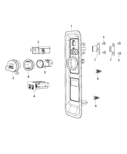 2019 Dodge Grand Caravan Power Inverter Outlet Diagram 4