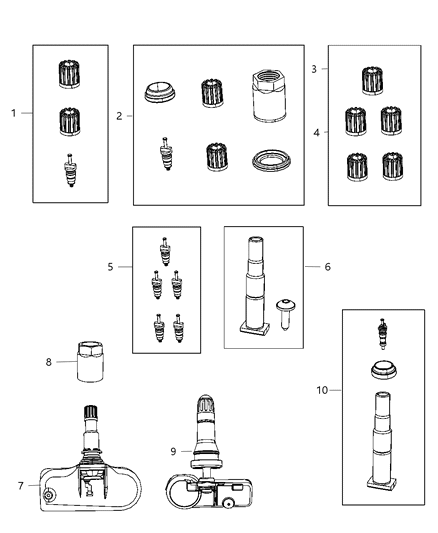 2013 Dodge Challenger Tire Monitoring System Diagram