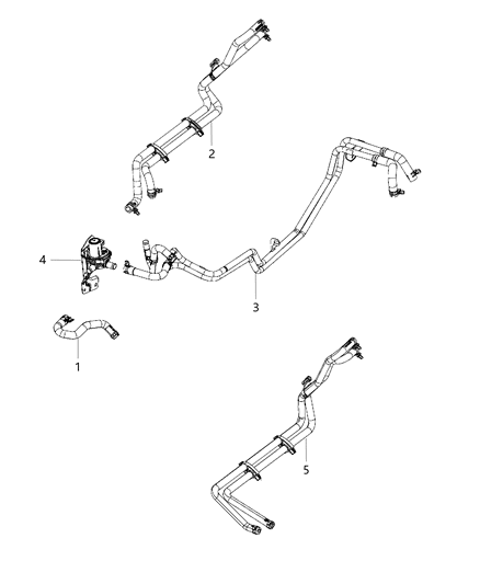 2014 Ram 1500 Heater Core Diagram for 52014815AC