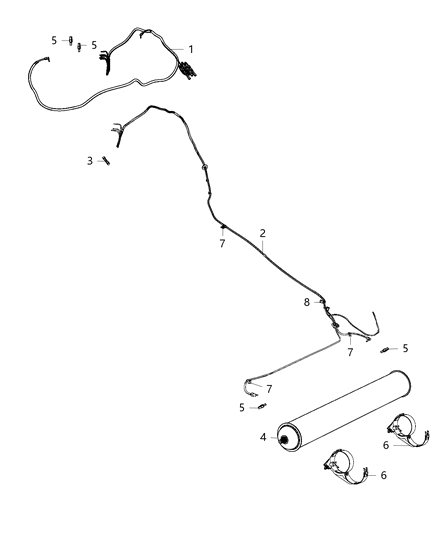 2016 Jeep Grand Cherokee Line Diagram for 68272119AC