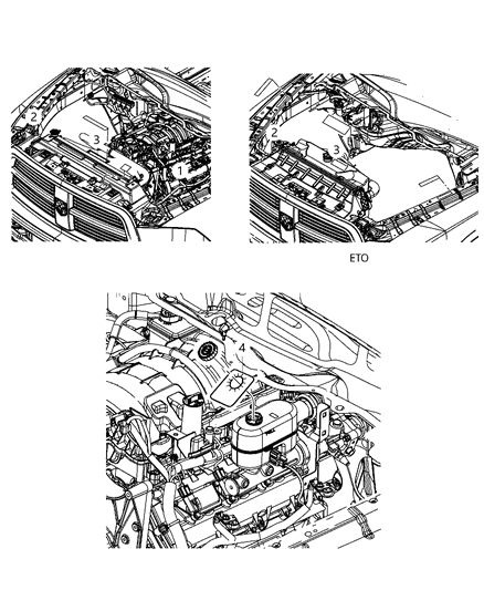 2010 Dodge Ram 2500 Engine Compartment Diagram
