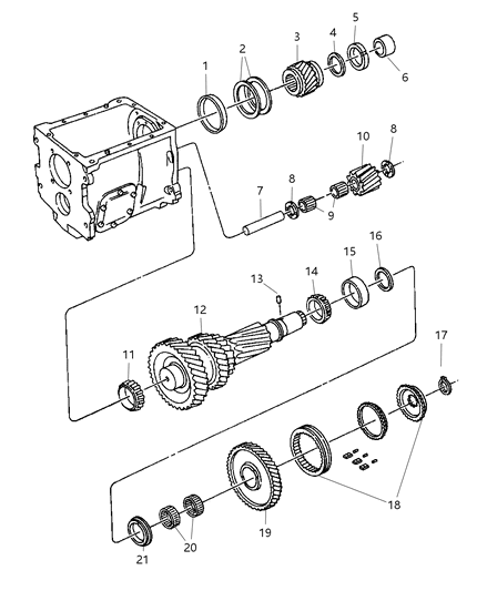 2000 Dodge Ram 2500 Gear Train Diagram 2