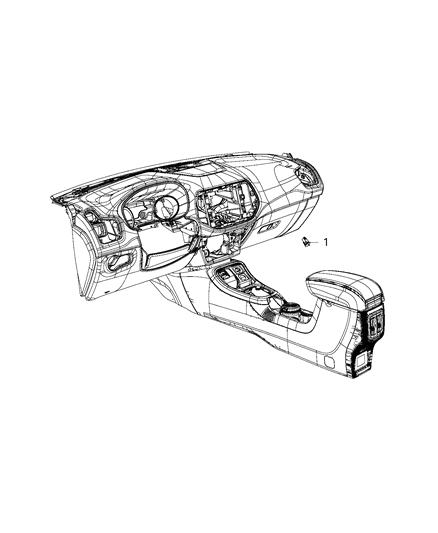 2021 Jeep Compass Lamps, Interior Diagram 2