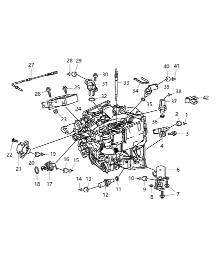 2008 Dodge Sprinter 2500 Sensors Diagram