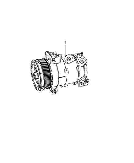 2008 Dodge Avenger A/C Compressor Diagram