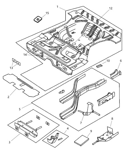 2004 Dodge Neon Screw-HEXAGON Head Header Point Diagram for 6506777AA