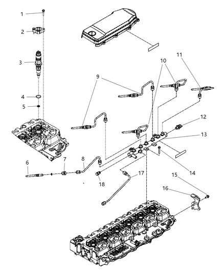 2007 Dodge Ram 3500 Pickup Fuel Injection Plumbing Diagram 2