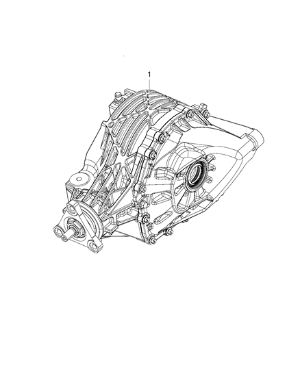 2014 Dodge Charger Axle Assembly Diagram 3