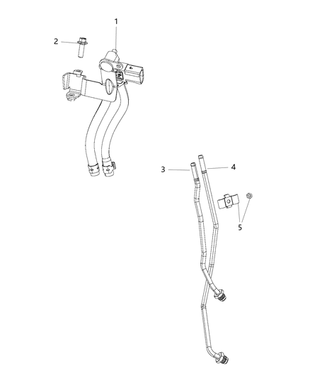 2011 Jeep Grand Cherokee Differential Exhaust Pressure System Diagram