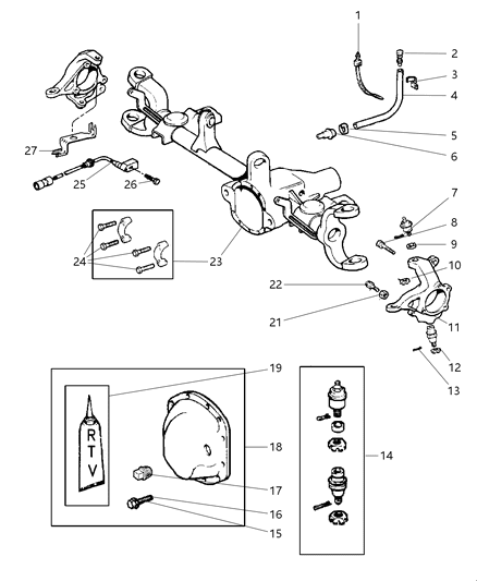 2006 Jeep Wrangler Bracket-Wire Harness Diagram for 5083668AA