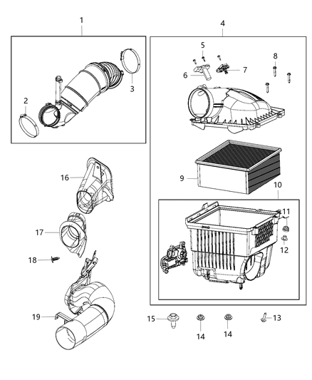 2013 Ram 3500 Air Cleaner Diagram 2