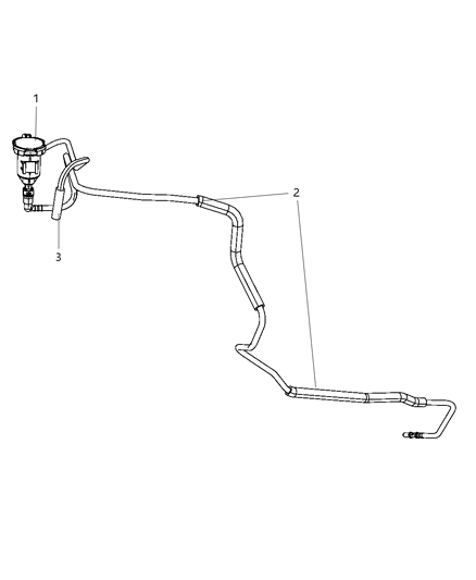 2008 Jeep Wrangler Emission Control Vacuum Harness Diagram