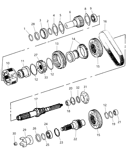 2012 Ram 3500 Pickup Gear Train Diagram 2