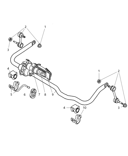 2007 Dodge Ram 2500 Front Sway Bar With Disconnect Diagram