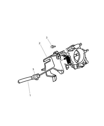 2004 Jeep Grand Cherokee Cable-Accelerator Diagram for 4854061AD