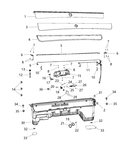 2020 Ram 3500 Screw-HEXAGON Head Diagram for 6501373