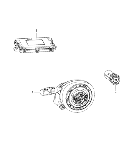 2015 Chrysler 300 Modules, Instrument Panel Diagram