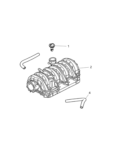 2005 Jeep Grand Cherokee Crankcase Ventilation Diagram 3