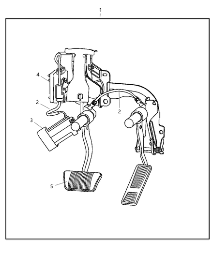 2004 Jeep Grand Cherokee Brake Pedal Diagram