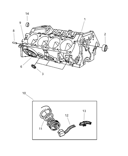 2000 Dodge Ram Wagon Cylinder Block Diagram 3