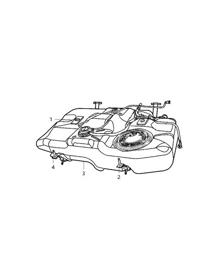 2010 Dodge Caliber Fuel Tank Diagram