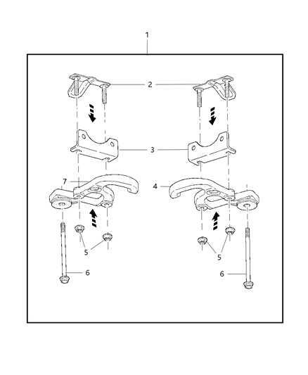 2008 Dodge Dakota Hook Kit Diagram