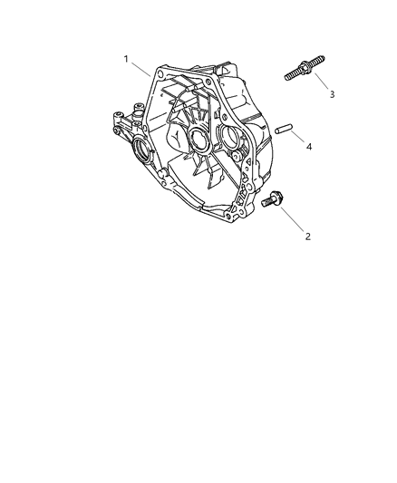 2000 Chrysler Sebring Clutch & Disc Diagram 2